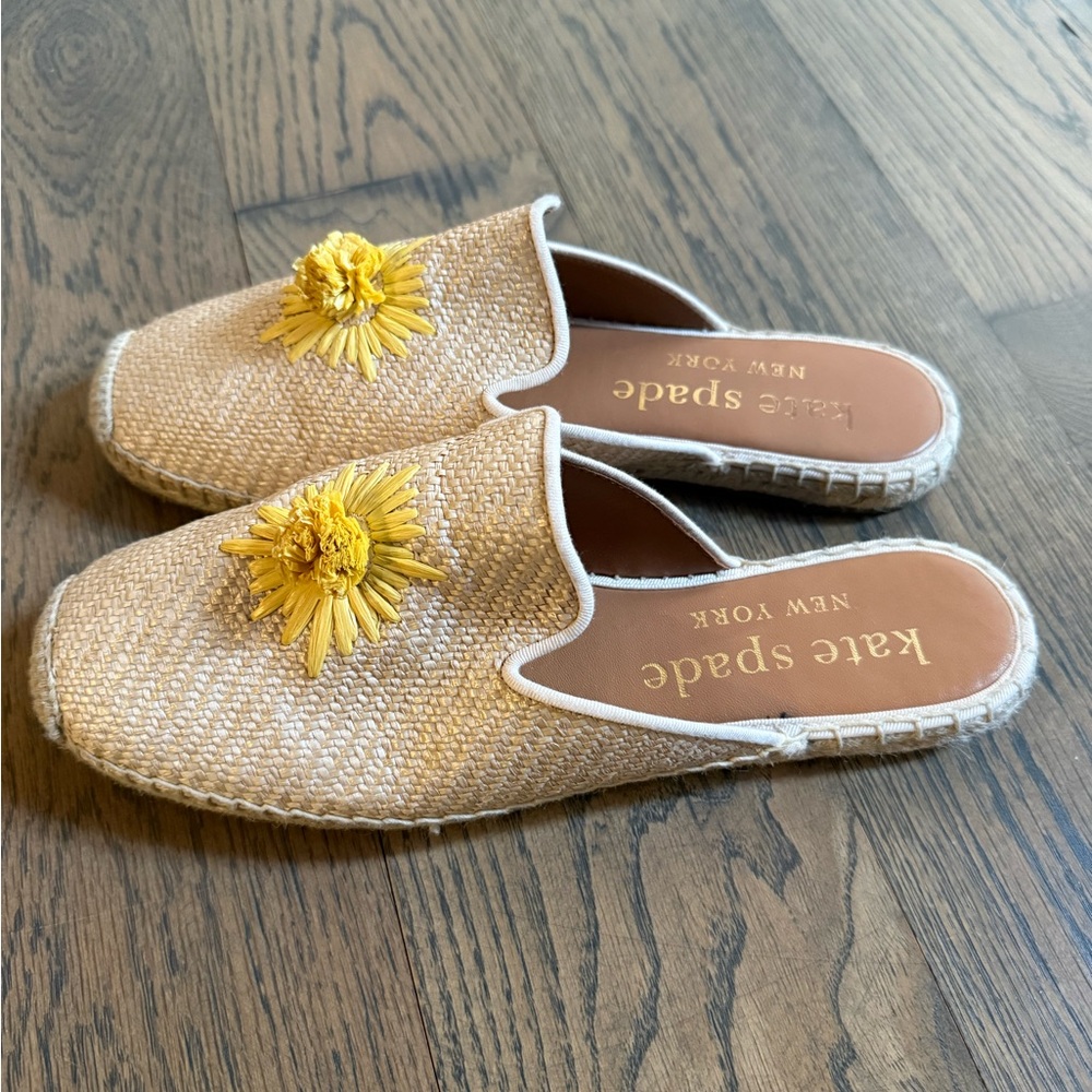 Kate Spade New York Solero Sun Slide Espadrilles. Size 9. Excellent condition.